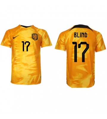 Holland Daley Blind #17 Hjemmebanetrøje VM 2022 Kort ærmer